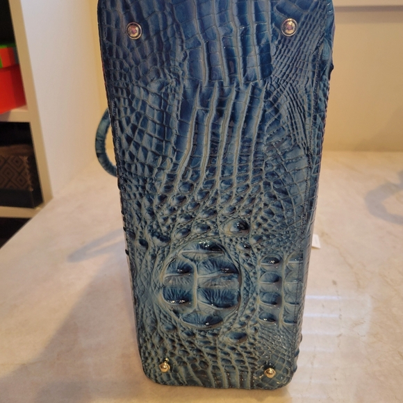 NWT Brahmin Lagoon Large Duxbury & Credit Card Wallet set - Picture 5 of 7